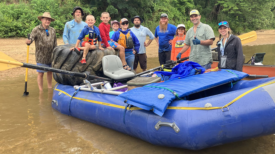 River Cleanup Volunteer Crew