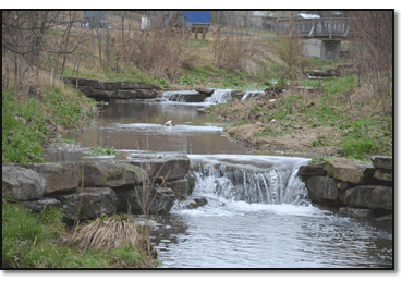 Constructed Rock Weirs on Mill Creek