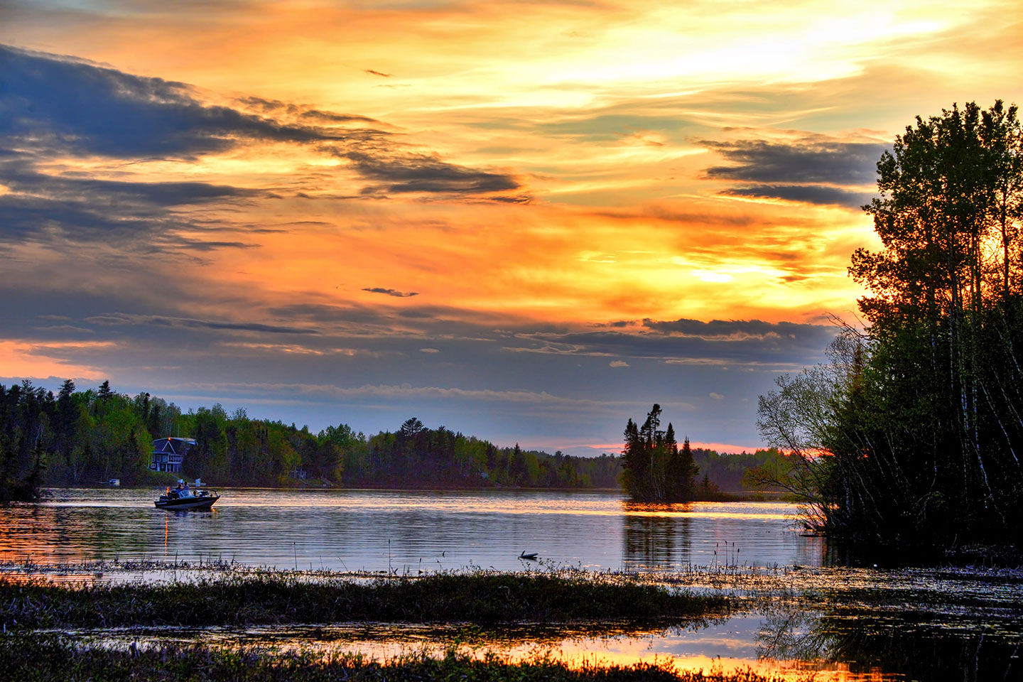 Sunset over Kings River