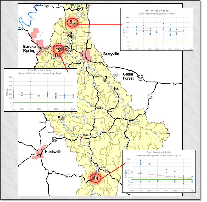 TDS Testing Sites Map